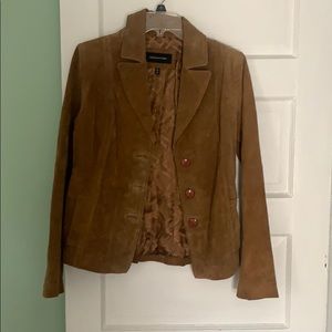 Leather coat